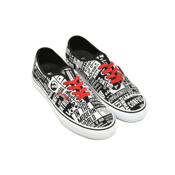 Vans x Firmament / White Vault Firmament Ua Authentic, Black White Red, 9.5 - Picture 1 of 14